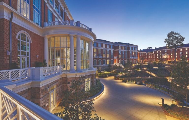Forum gardens in the evening